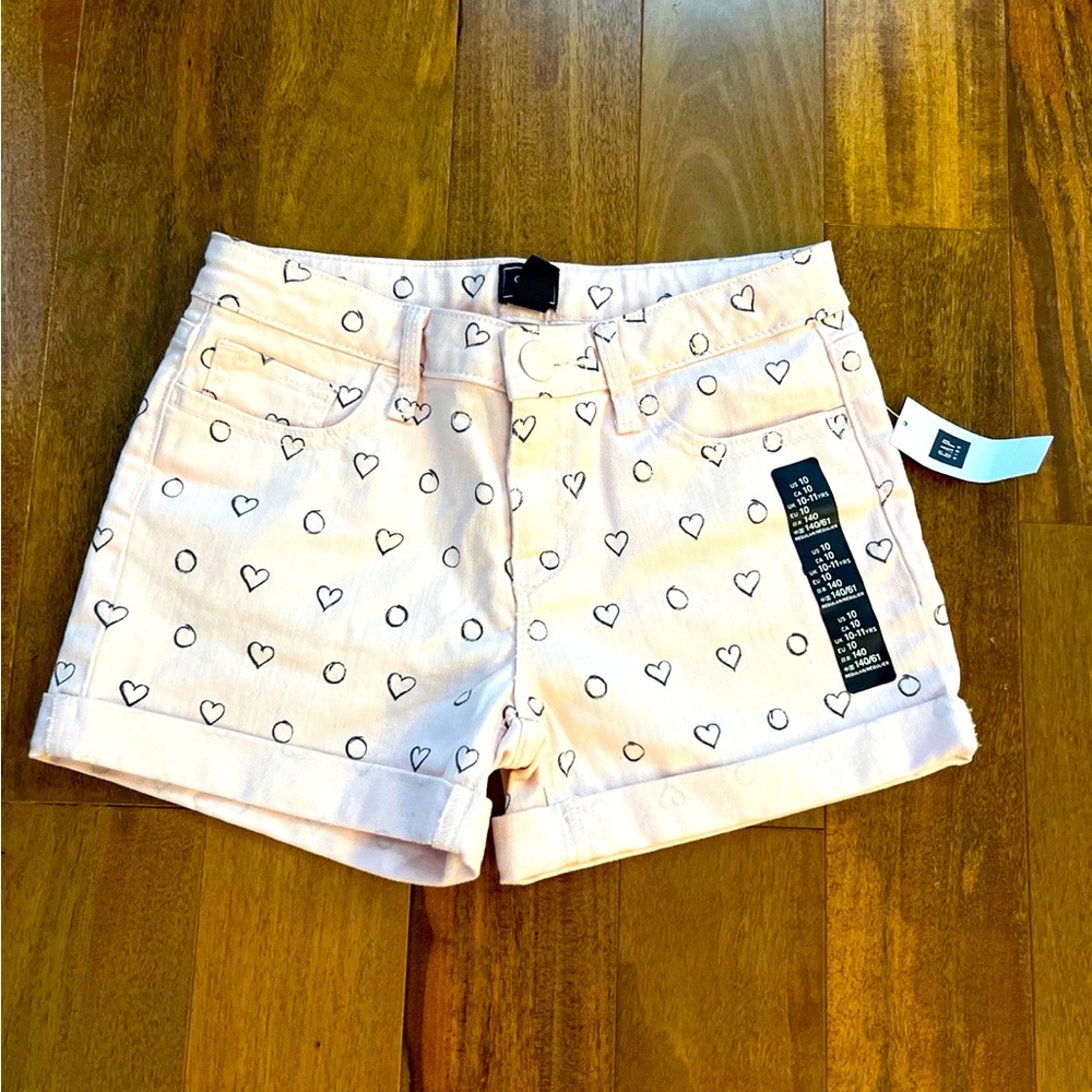 Girls GAP denim shorts size 10 NWT
